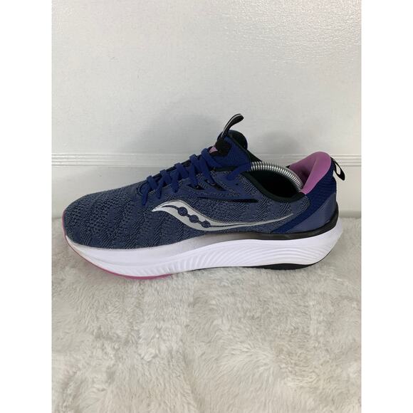 Saucony Echelon 9 Women’s Size 11 W Blue Running Shoes S10765-33 Sneakers - Picture 6 of 10